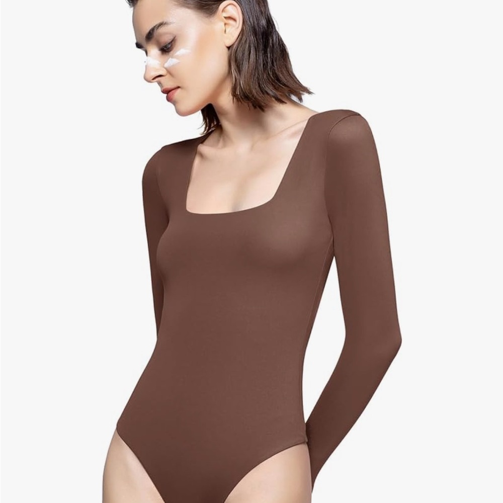 Pumiey Chocolate Long Sleeve Top